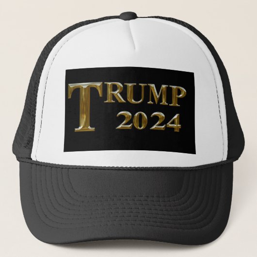 トランプ2024 TRUCKER HAT キャップ (正面)