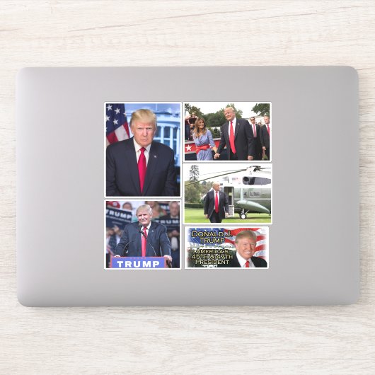 トランプ2024 Vinyl Stickers Donald Trump Photoデカール シール (コンピューター)