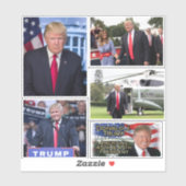 トランプ2024 Vinyl Stickers Donald Trump Photoデカール シール (シート)