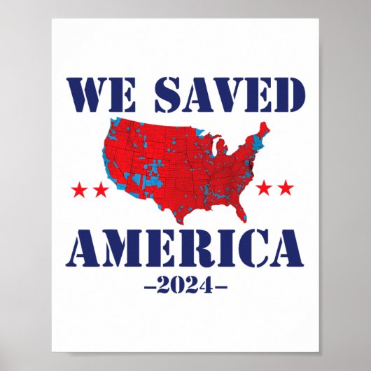 トランプ2024 Weア救メリカ2024選挙結果 ポスター (正面)