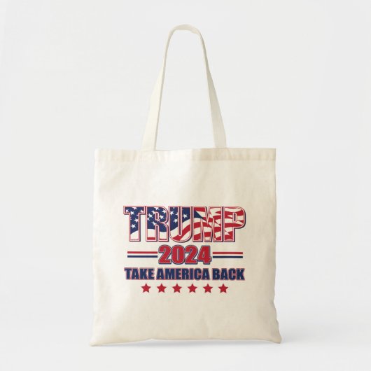 トランプ2025アメリカを取り戻す トートバッグ (正面)