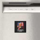 トランプ2025アメリカ国旗をまた外したね マグネット (インサイチュ (食洗機))
