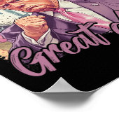 トランプ2025再素晴らしび食べるハッピーイースター卵 ポスター (角)