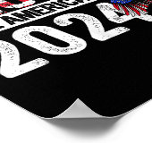 トランプ2025国旗7月の第4回アメリカを奪う ポスター (角)