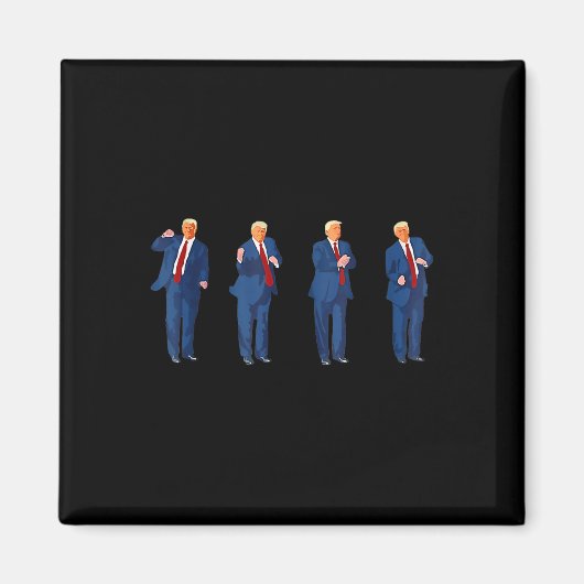 トランプ2025年7月第4戦 マグネット (正面)