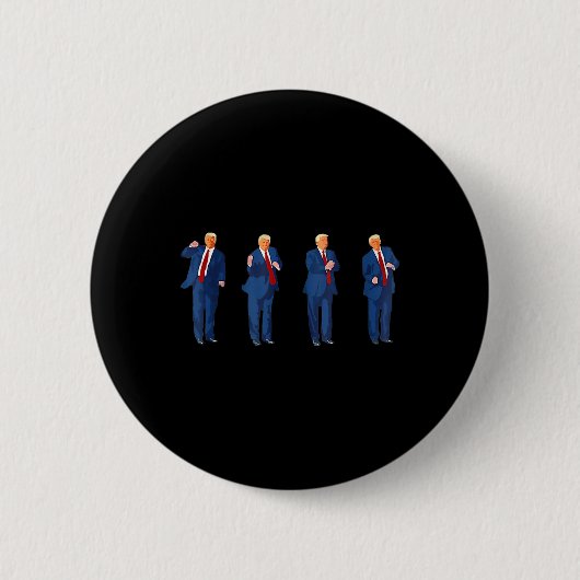 トランプ2025年7月第4戦 缶バッジ (正面)