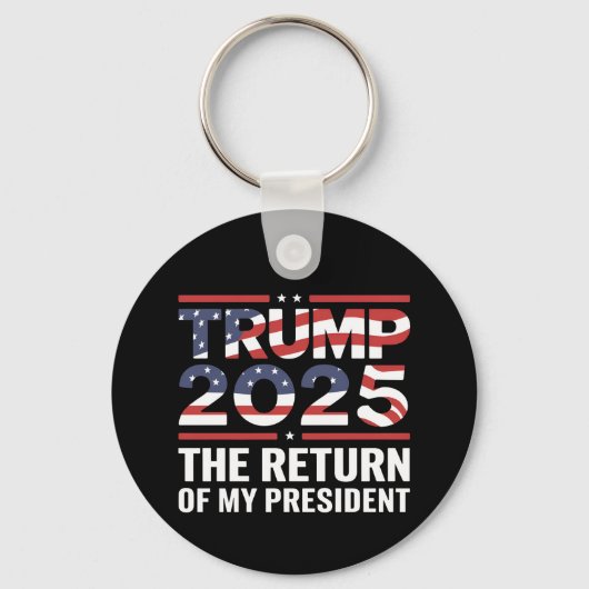 トランプ2025私の大統領の復帰47米国 キーホルダー (正面)