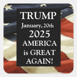 トランプ2025 スクエアシール