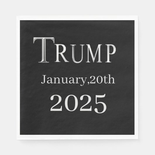 トランプ2025 スタンダードランチョンナプキン (正面)