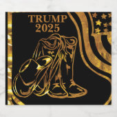 トランプ2025 スパークリングワインラベル (シングルラベル)