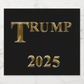 トランプ2025 スパークリングワインラベル (シングルラベル)
