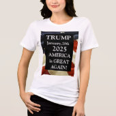 トランプ2025 トライブレンドTシャツ (正面)