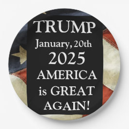 トランプ2025 ペーパープレート