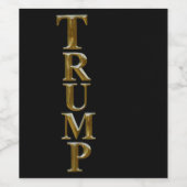トランプ2025 ワインラベル (シングルラベル)