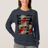トランプ2025 Tシャツ (正面)