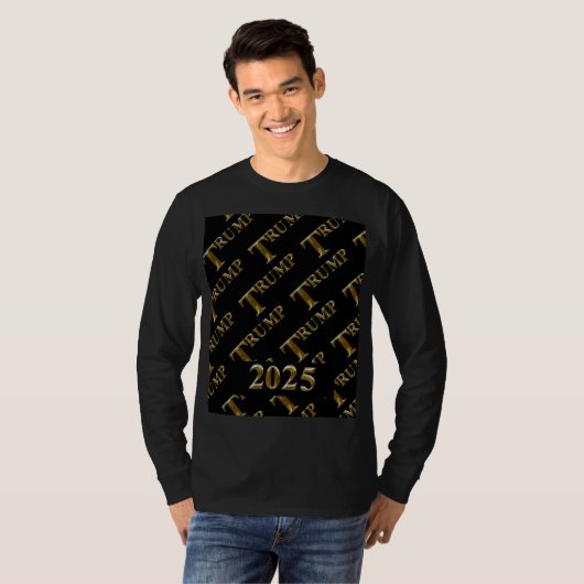 トランプ2025 Tシャツ (正面フル)
