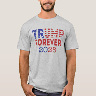 トランプ2028キングフォーエバーTシャツ - 限定版 Tシャツ