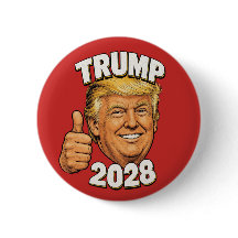 トランプ2028サムズアップコミックアートキャンペーン