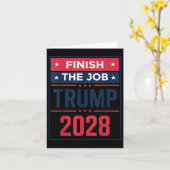 トランプ2028ジョブトランプ2028を終了 カード (黄色い花)
