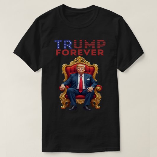 トランプ2028王永遠にアメリカを永遠に素晴らし作る Tシャツ (デザイン正面)