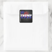 トランプ2028米州旗 スクエアシール (バッグ)