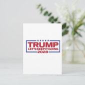 トランプ2028行保こう 案内ポストカード (スタンド正面)