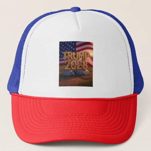 トランプ2028 キャップ (正面)