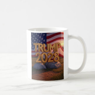 トランプ2028 コーヒーマグカップ