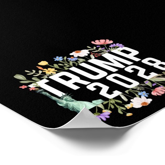 トランプ2028 ポスター (角)