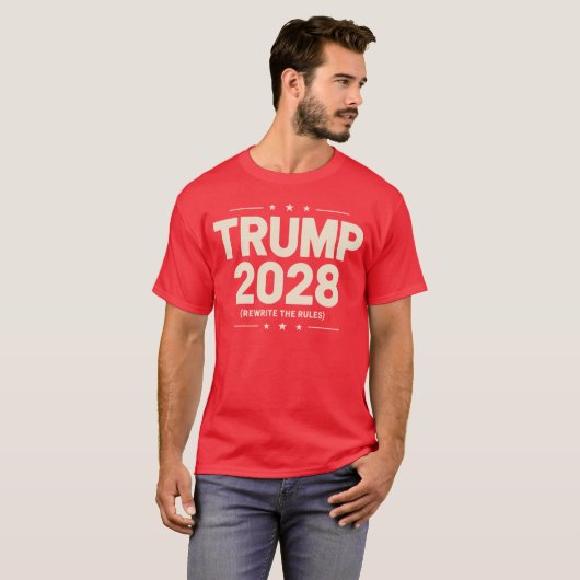 トランプ2028 Tシャツ (正面フル)