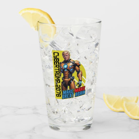 トランプ2076 | 火星活大統領の動 タンブラーグラス (アイス正面)
