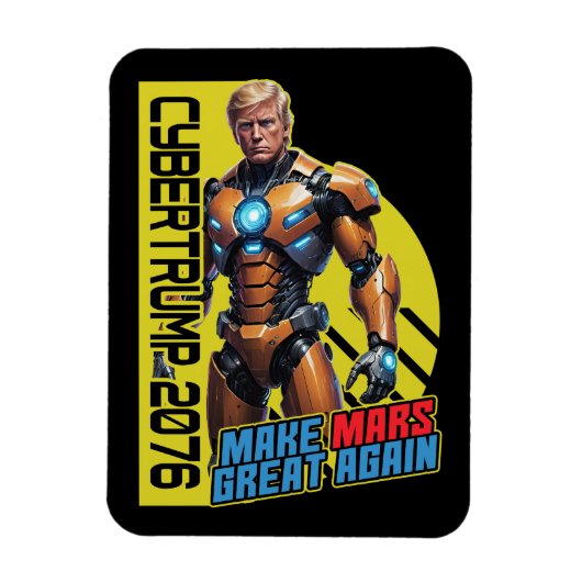 トランプ2076 | 火星活大統領の動 マグネット (縦)