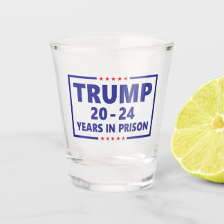 トランプ20 - 24刑務所でのおもしろいアンチトランプ ショットグラス