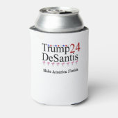 トランプ24 DeSantisメイクアメリカフロリダ 缶クーラー (缶裏面)