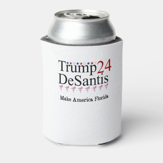 トランプ24 DeSantisメイクアメリカフロリダ 缶クーラー (缶裏面)