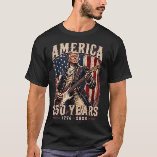 トランプ250周年 Tシャツ (正面)