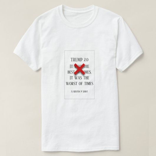 トランプ2.0 – ミスターPシャツ Tシャツ (デザイン正面)
