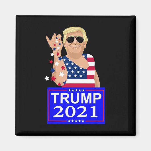 トランプ4エバー選挙 マグネット (正面)