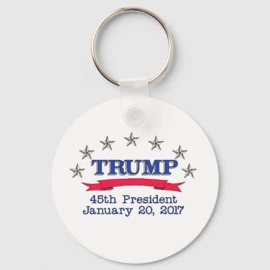 トランプ45代大統領 キーホルダー (正面)