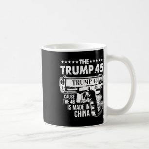 トランプ45原因46は中国 コーヒーマグカップ