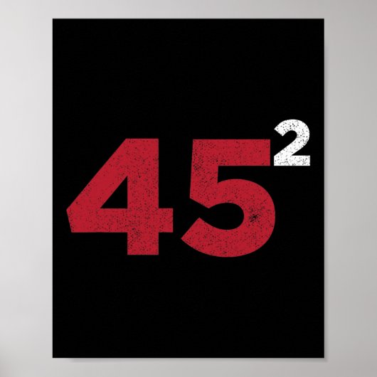 トランプ45平方2項2020再選挙ギフト ポスター (正面)