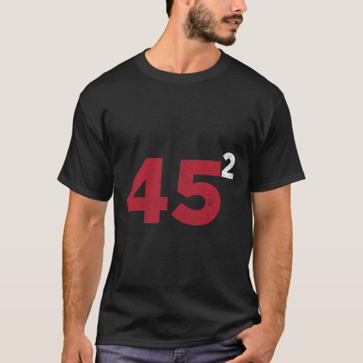 トランプ45平方2項2020再選挙ギフト Tシャツ (正面)