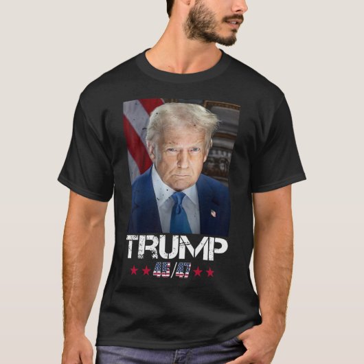 トランプ4547就任式の公式ポートレート Tシャツ (正面)