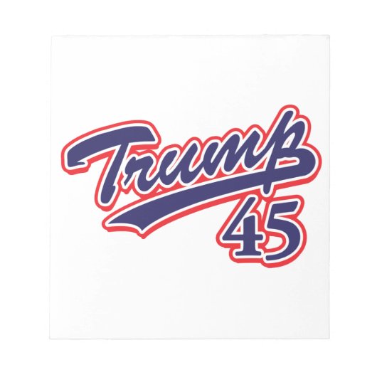 トランプ45! ノートパッド (正面)