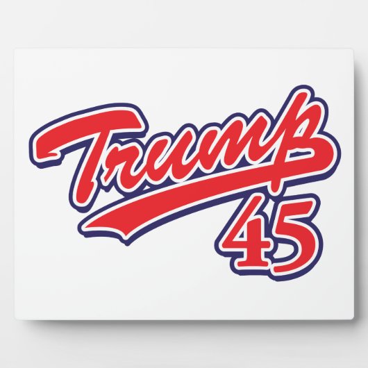 トランプ45! フォトプラーク (正面)