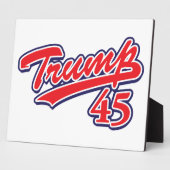 トランプ45! フォトプラーク (側面)