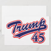トランプ45! 便箋 (正面/裏面)