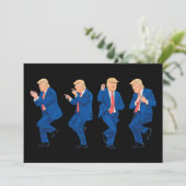 トランプ45 47おもしろいダンス踊りUSA社長 招待状 (スタンド正面)