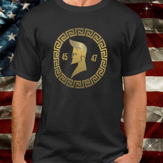 トランプ45-47スパルタンコンボバー Tシャツ