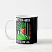 トランプ45 47レプレメリーチャンハット4th Of St Patrick コーヒーマグカップ (左)